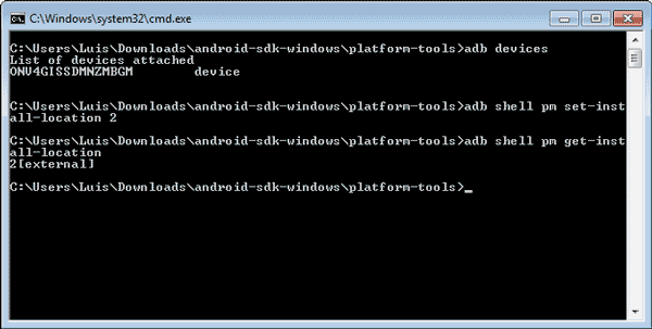 Android adb commands.